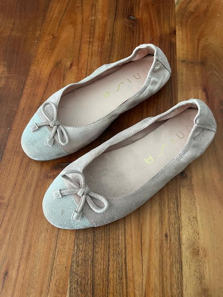 Ballerinas  Unisa Glitzerschuhe Gr. 34 in Schwetzingen