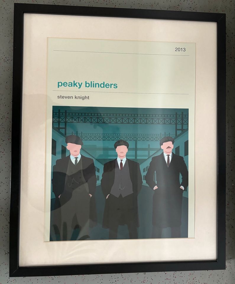 peaky blinders Poster in Bilderrahmen in Darmstadt