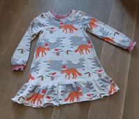 Süßes Kleid Winter Waldtiere handmade Gr. ca 92 Kr. Altötting - Haiming Vorschau