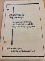 Historisches Dokument Strafgesetzliche Bestimmungen 1934 Hessen - Mörfelden-Walldorf Vorschau