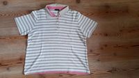 Gerry Weber: Polo-Shirt, Gr 44, grau-weiß-pink Schleswig-Holstein - Flensburg Vorschau