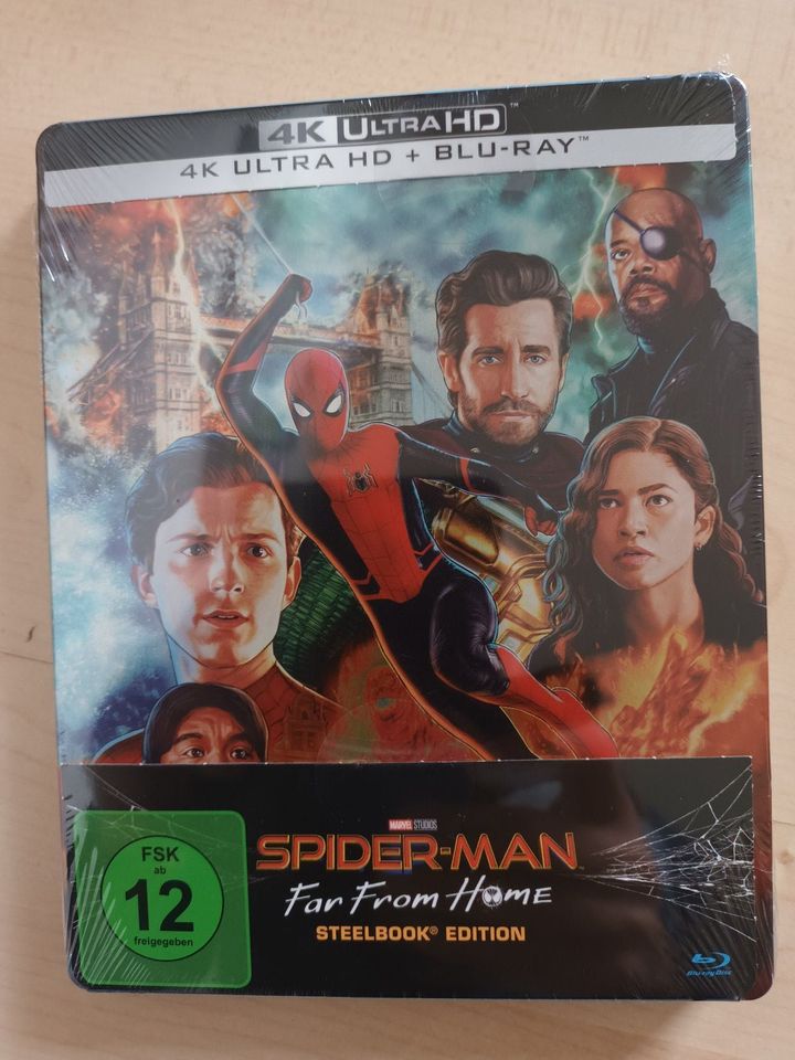 Spider-Man - Far From Home 4K Blu-ray Steelbook, Deutsch Neu+OVP in Karlsruhe