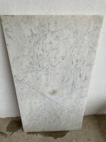Marmorplatte (weiß) - 111 x 60 x 2 cm Baden-Württemberg - Eigeltingen Vorschau