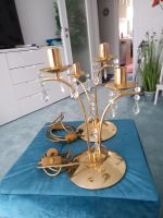 Tischlampen gold mit Kristall Schleswig-Holstein - Oldenburg in Holstein Vorschau