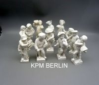 KPM Berlin 11x Porzellan Monats Figur Weiß 1. Wahl Sternzeichen Nordrhein-Westfalen - Lage Vorschau