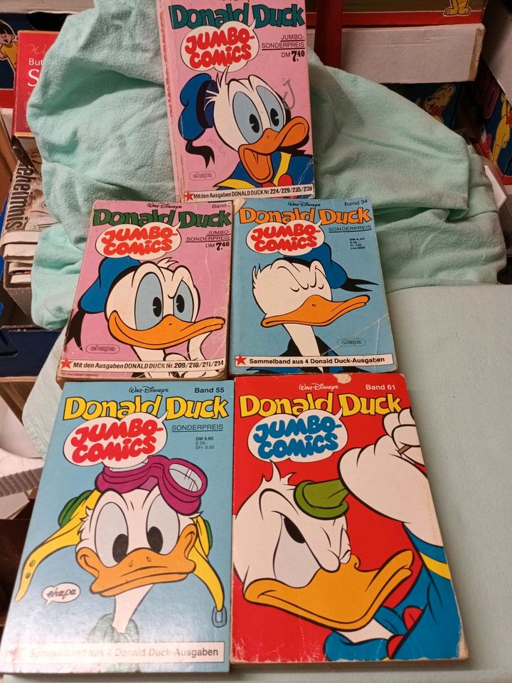 5 Walt Disneys Donald Duck Jumbo Comics in Gierschnach