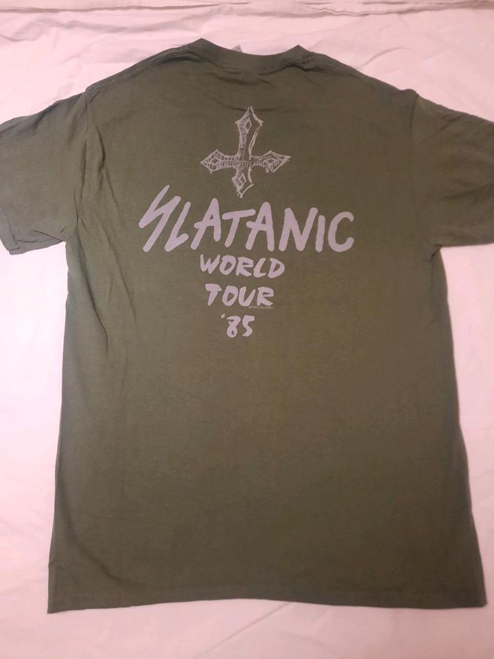 SLAYER "Slatanic Wehrmacht" Tour Shirt Oliv M in Ganderkesee