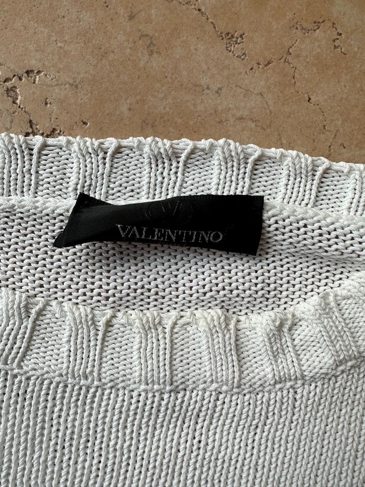 Original Valentino Sport Pullover Pulli Weiß  Gr.52 L in Berlin