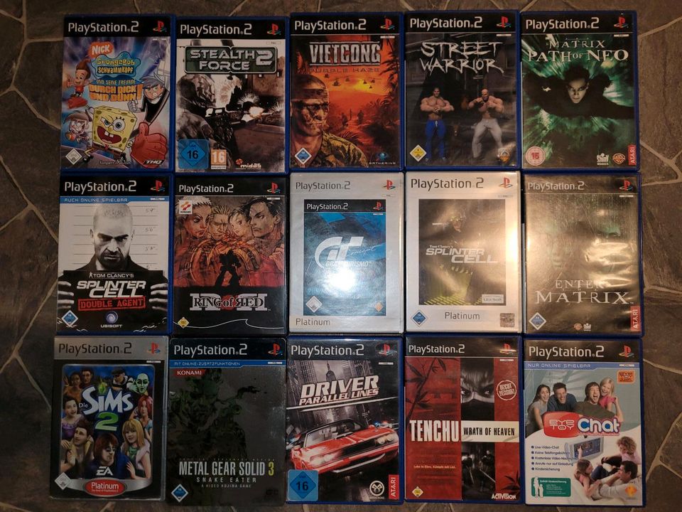 PS2/PS3 Spielepaket 21 + 17 Spiele in Bad Schönborn