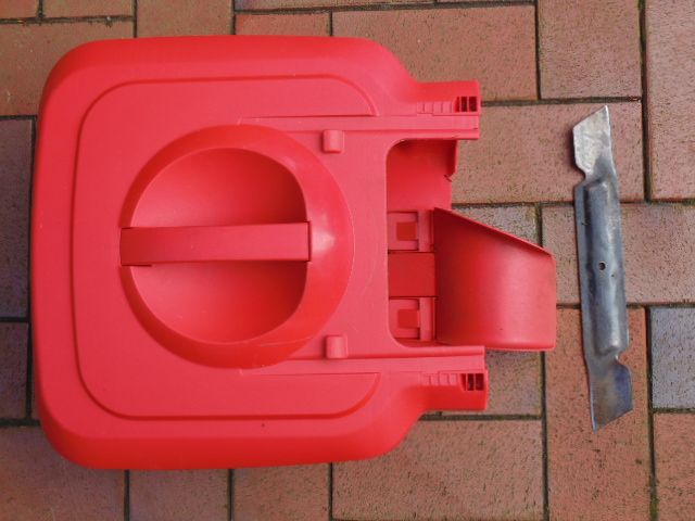 Messer + Fangkorb für Rasenmäher WOLF Select 3800E / S 3800E in