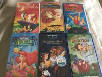 6 mal VHS Videokassette, Disney,Arielle, König der Löwen usw. Bayern - Ingolstadt Vorschau