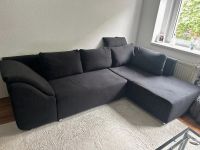 Schwarzes Sofa mit Bettfunktion Leipzig - Schönefeld Vorschau