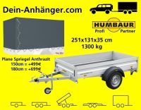 Humbaur 251x131x35 cm 1300KG HA132513 KV pkwanhänger Nordrhein-Westfalen - Leopoldshöhe Vorschau