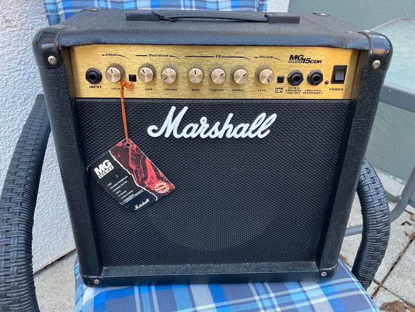 Marshall MG15CDR Gitarren Übungsverstärker mit analog Federhall in Dittelsheim-Heßloch