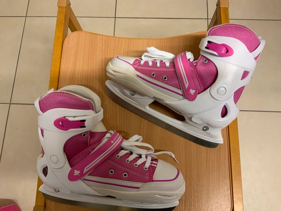 Modische Schlittschuhe in Pink Größe 39-42 Hudora in Mittelbiberach