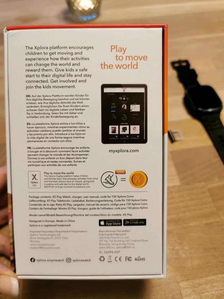 Xplora X5 Play Anrufuhr Kinder GPS Smartwatch SimLockfrei in Haste