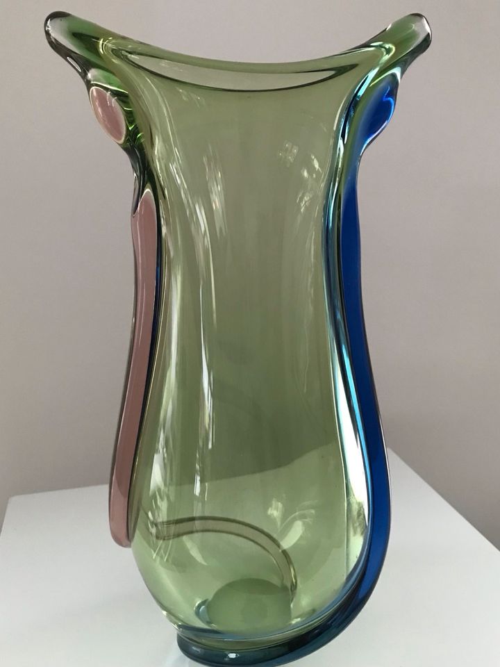 Vintage Vase, Tschechoslowakei (CSSR), Böhmisches Glas, Bohemian in Bad Bevensen