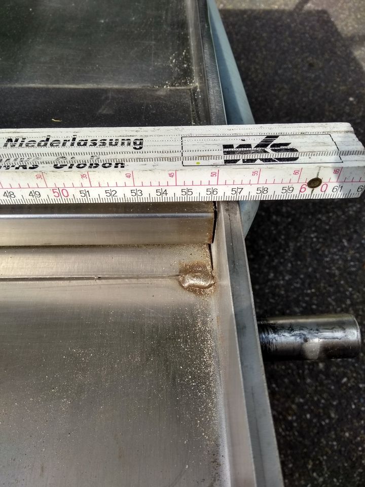 Edelstahlwanne 122cm x 57cm x 3,5cm  23kg in Stuttgart