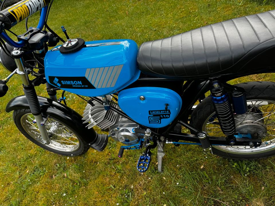 Simson s51 110ccm Tüv Moped in Hohenbocka