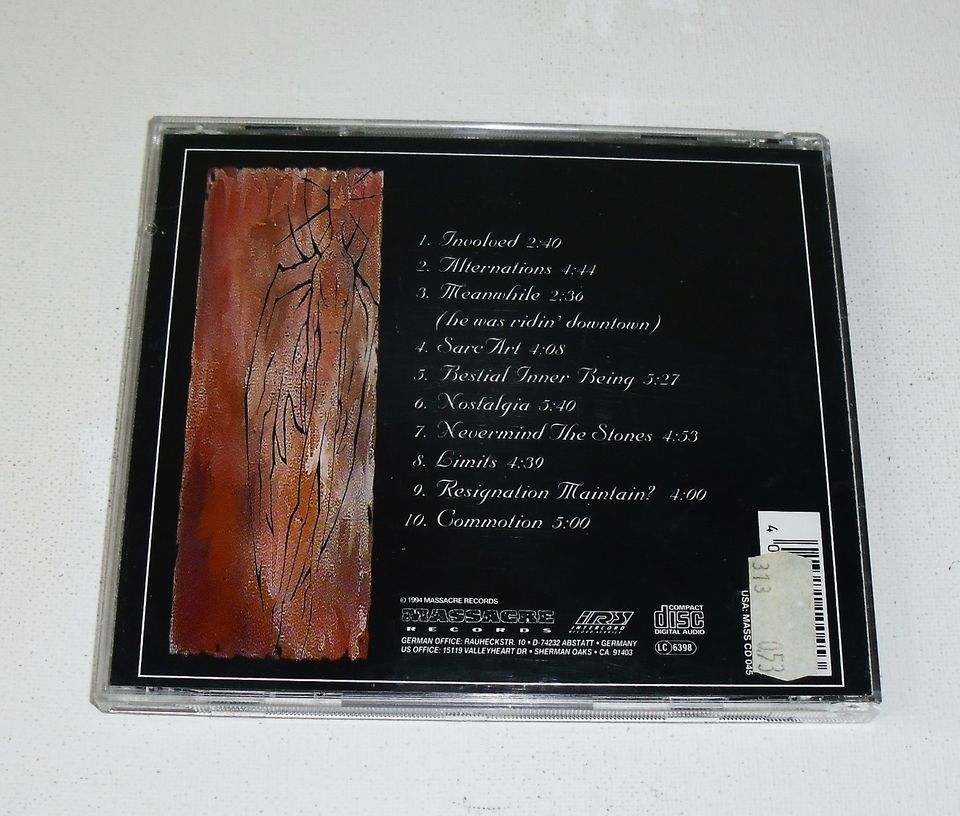 CD  CHERUB - Sarc Art    1994 in Berlin