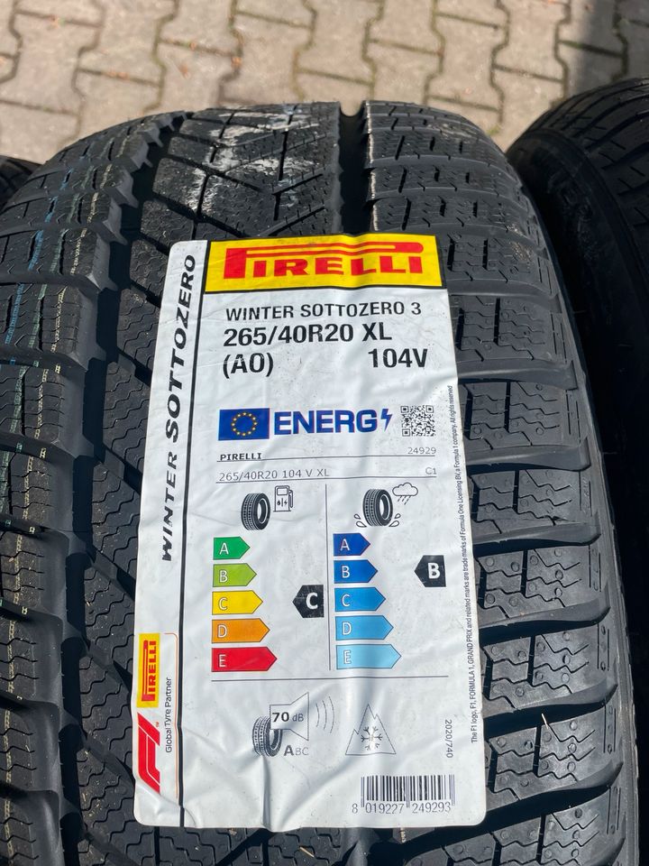 4 neue Winterreifen  Pirelli 265/40 R20 104V Sottozero 3 AO in Sömmerda