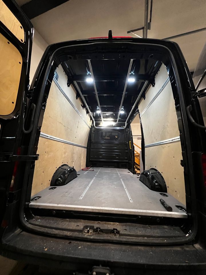 VW Crafter/ MAN Schienensystem Dach Edelstahl Sortimo/Aluca in Laugna