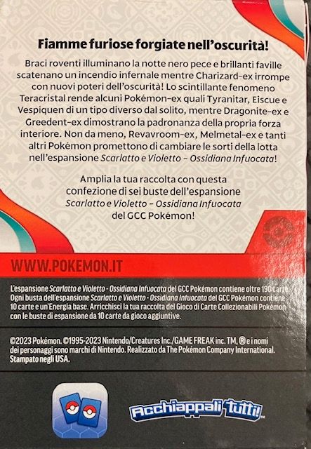 Pokémon Booster Packung (italienische Version) in Ganderkesee