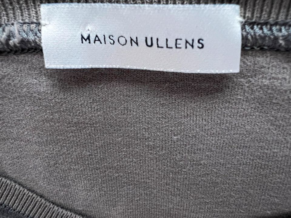 Designer Sweat-Shirt von Maison Ullens, grau, Gr. M, *TOP* in Steinhöring
