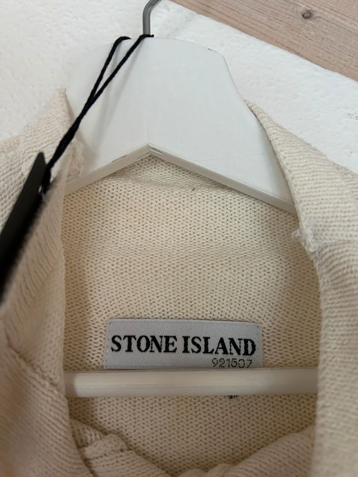 Stone Island Pullover Rollkragen Stehkragen Weiß in Rechberghausen