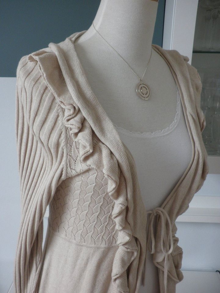 Cream Strickmantel Cardigan Strickjacke beige 38 M NEU NP110€ in Üxheim