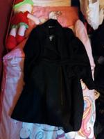 Damen Mantel schwarz mit Schnalle und Reißverschluss Größe 34 S Berlin - Kladow Vorschau