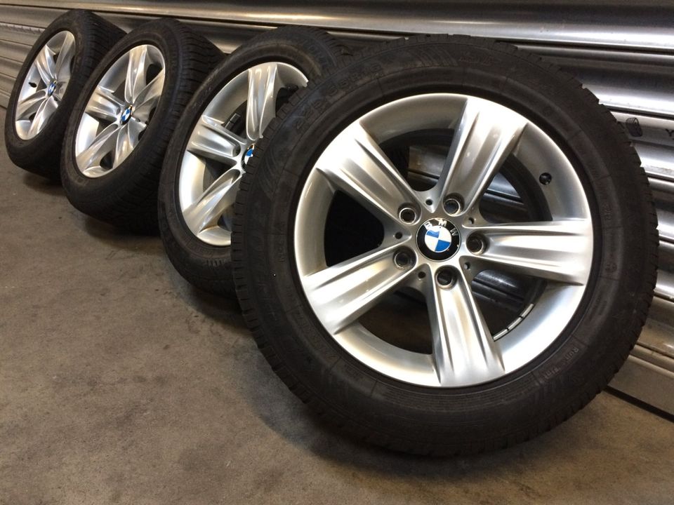 BMW 3er F30 F31 Alufelgen 391 Winterreifen 225/55 R 16 IA1*7 in Herford