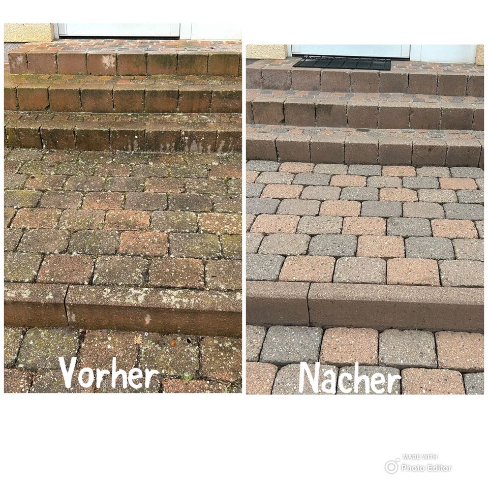 Pflastersteinreinigung. Terrassenreinigung, und mehr. in Speyer