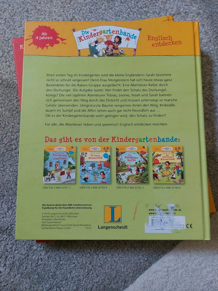 Englisch Bücher 3 Stk. Die Kindergarten Bande Langenscheidt in Wedemark