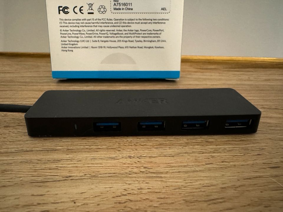 *NEU* Anker 4-port ultra slim usb 3.0 data hub in Apensen