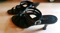 Riemchen Sandalette S'Oliver Gr.37 bis Gr. 38 tragbar schwarz Bayern - Kaufbeuren Vorschau
