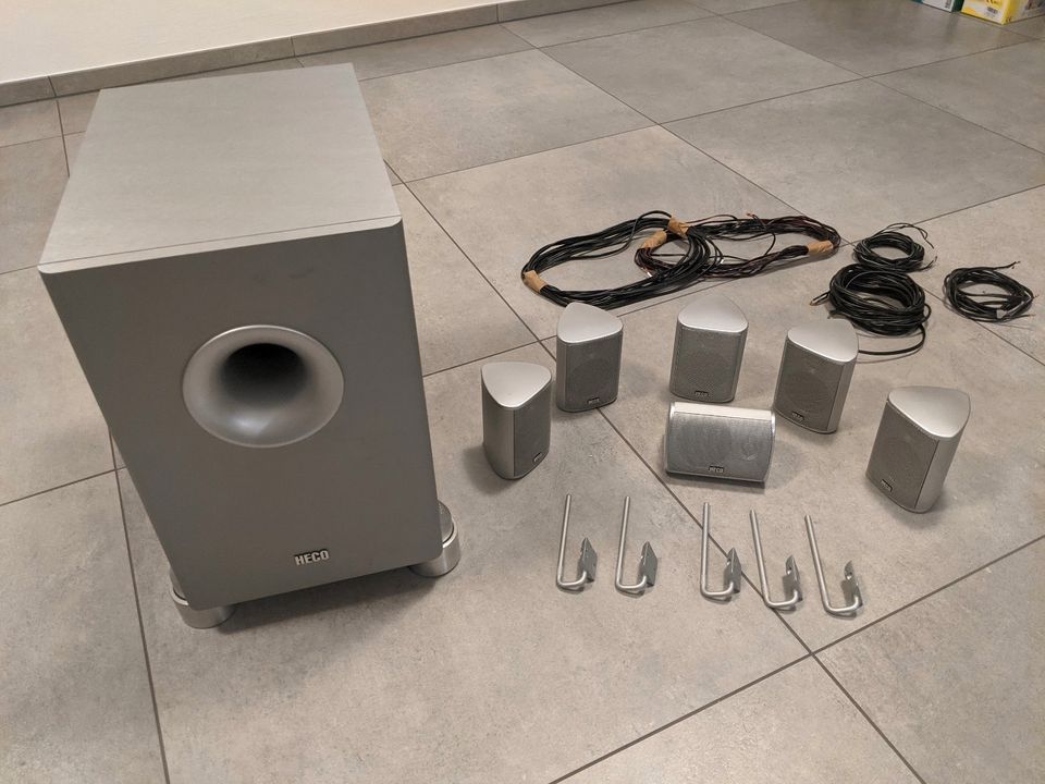 HECO VOGUE 610A (6.1 Surroundsystem mit aktivem Bass) in Haslach im Kinzigtal