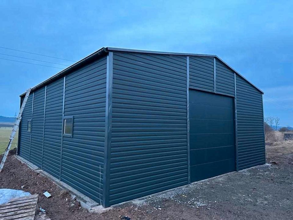 Leichtbauhalle Fertiggarage Carport für Wohnmobil 10m x9m in Bad Wurzach