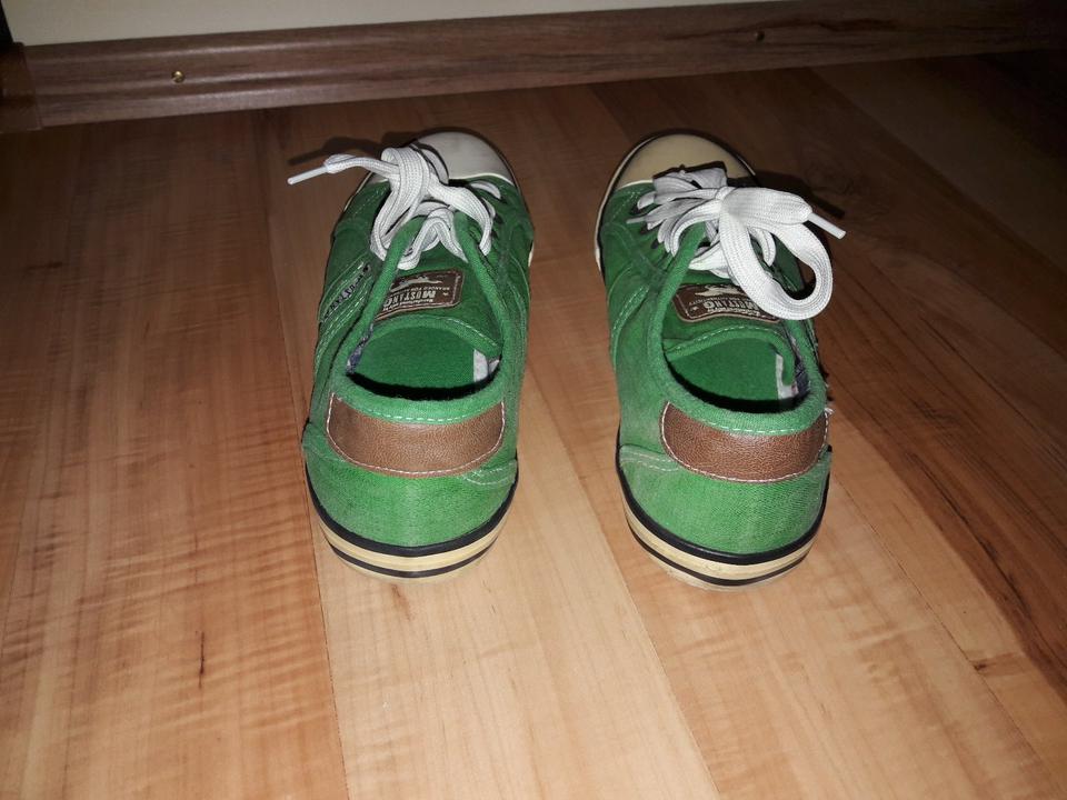 Mustang Stoffschuhe Sneaker grün Gr.38 wie Gr.37 neuw. in Rödental