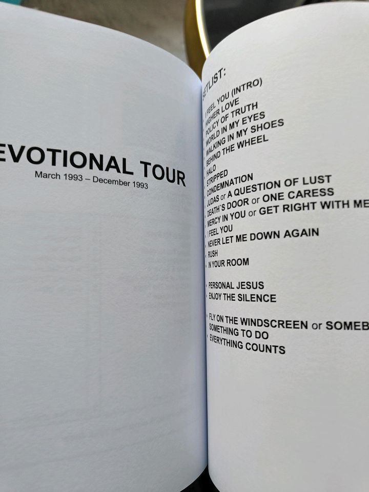 Depeche Mode Buch Unofficial Bootleg Guide Concerts 80-99 in Neuss