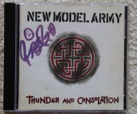 New Model Army Thunder and Consolation Original AutogrammCD-Cover Sachsen - Chemnitz Vorschau