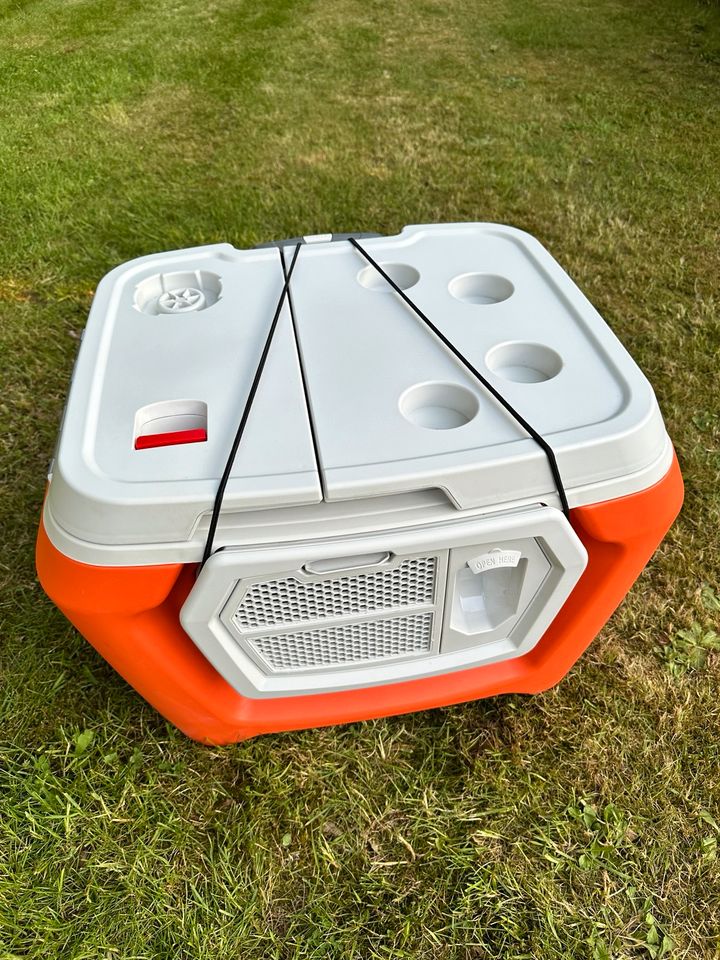 Stylische XL Kühlbox Coolest Cooler Trolley Ausflug in Rees