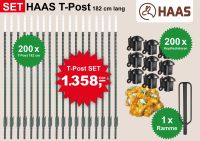 SET HAAS T-Post 182 cm – 200 Pfähle, 200 Isolatoren+Ramme Nordrhein-Westfalen - Nümbrecht Vorschau