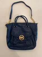 Michael Kors Leder Original Handtasche Blau/Gold Neuwertig! Feldmoching-Hasenbergl - Feldmoching Vorschau