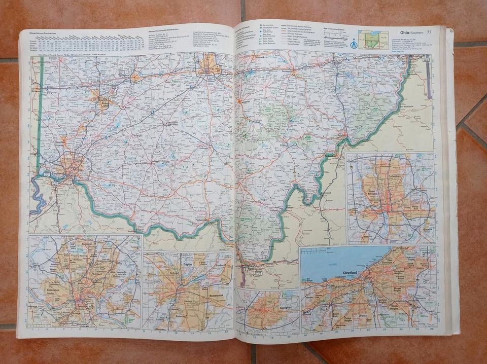 Road Atlas 1987,United States,Canada, Mexikos in Bad Harzburg