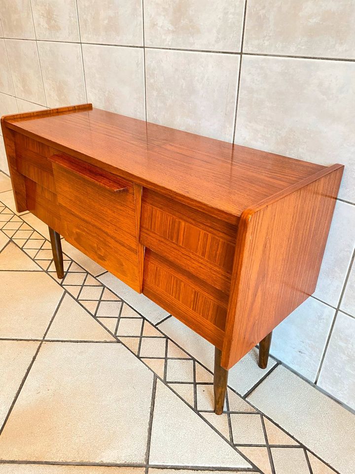 MID CENTURY SIDEBOARD KOMMODE FLURGARDEROBE VON WMF TEAKHOLZ in Berlin