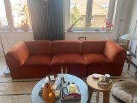 Couch 3 Sitzer Fettes Polster + Hocker / Modulsofa / samt Niedersachsen - Braunschweig Vorschau