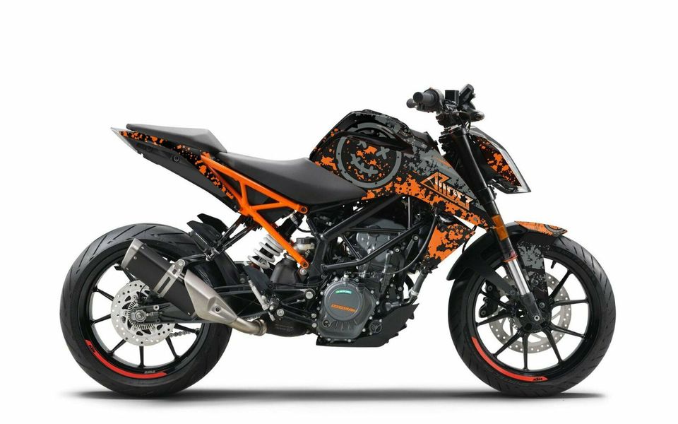 Dekor passend für KTM Duke 125 - arider.de in Rimpar