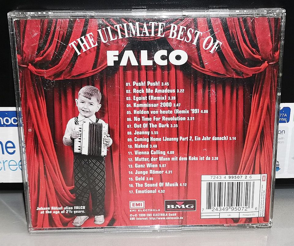 The Ultimate Best Of Falco, The final curtain, CD 1999 in Bautzen