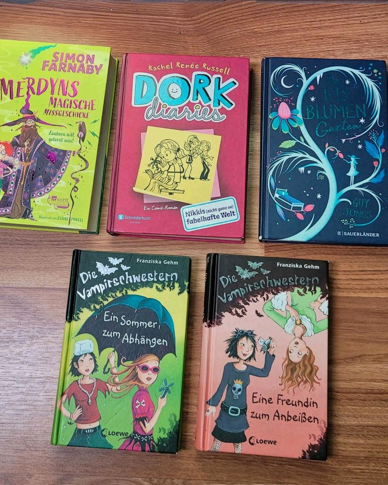 Buch Eisblumengarten, Dork Diaries, Vampirschwestern, Merdyns in Bremen